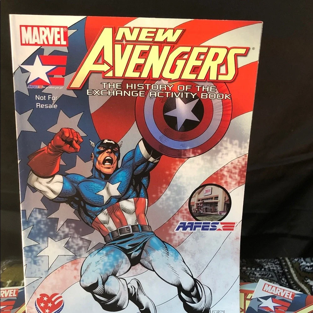 Lot of 11 Marvel New Avengers Captain America Coloring & Activity Book